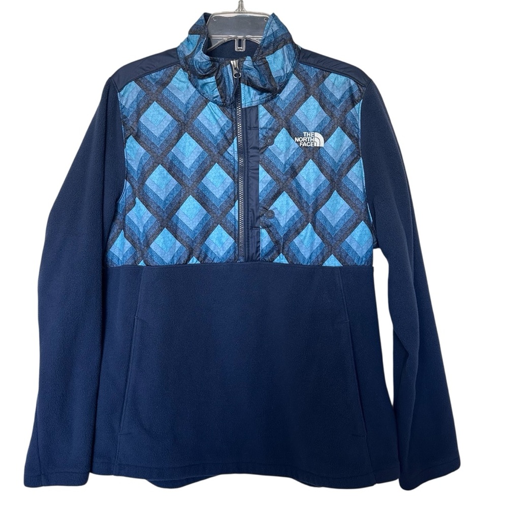 The North Face women’s 200WT Tundra pullover quilted fleece half zip size small‌